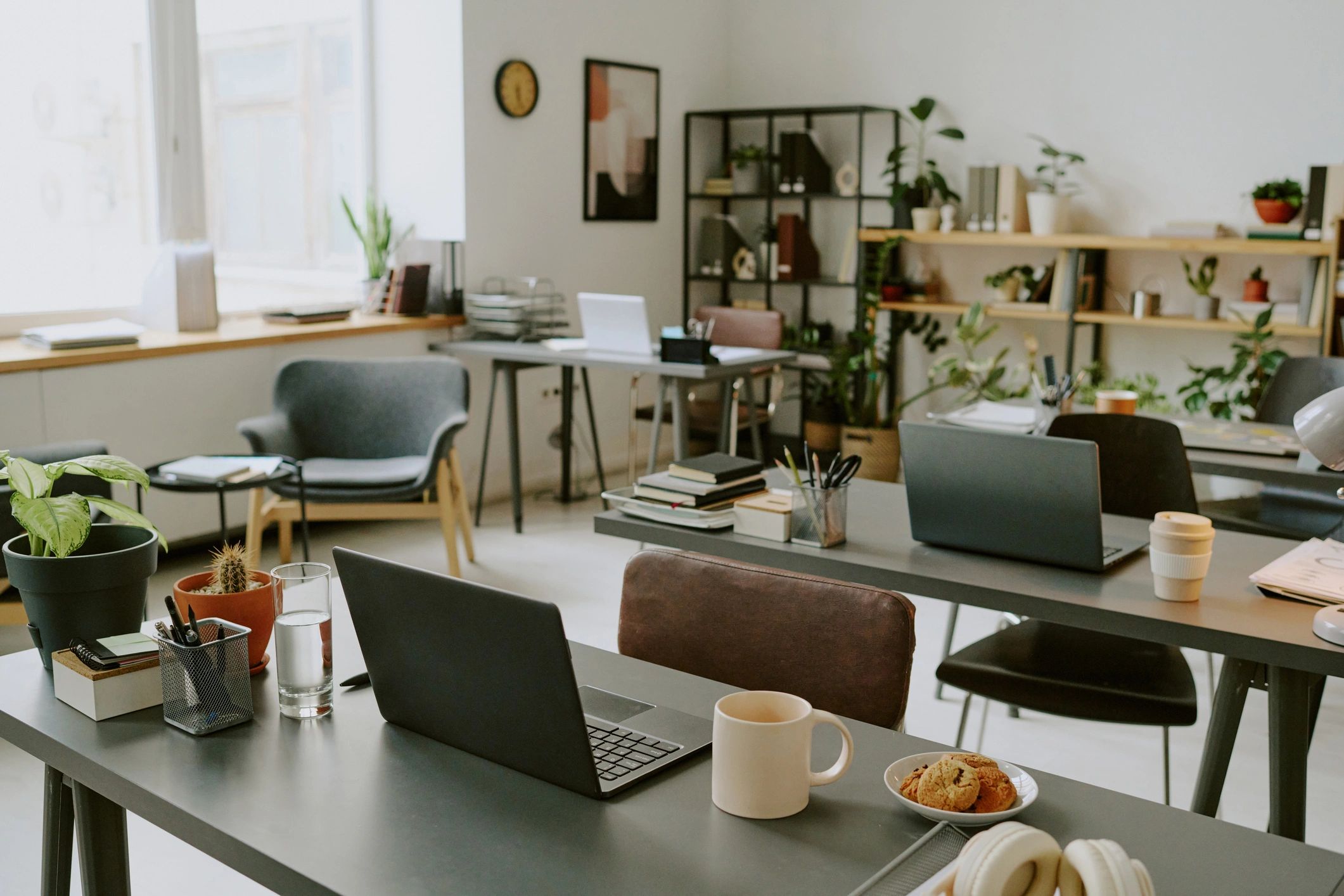 Minimalist IT office workspace representing business endpoints and deployment